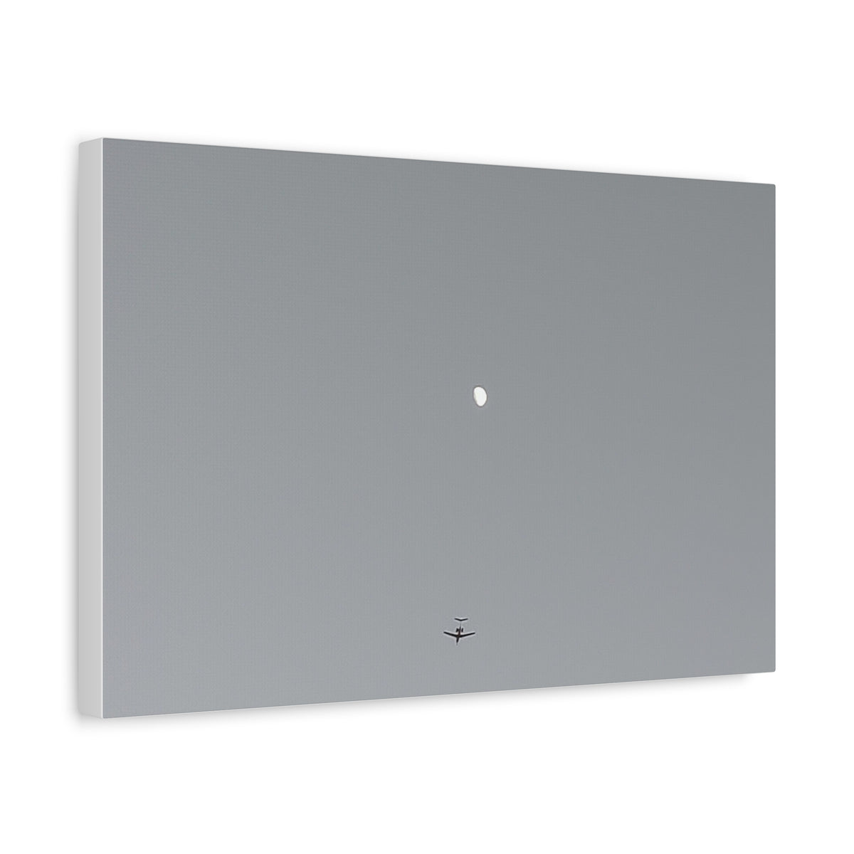 "To The Moon" (Gray) Canvas
