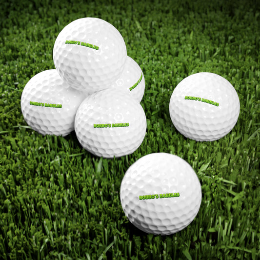 Babbles Logo Golf Balls - 6-pack - Green