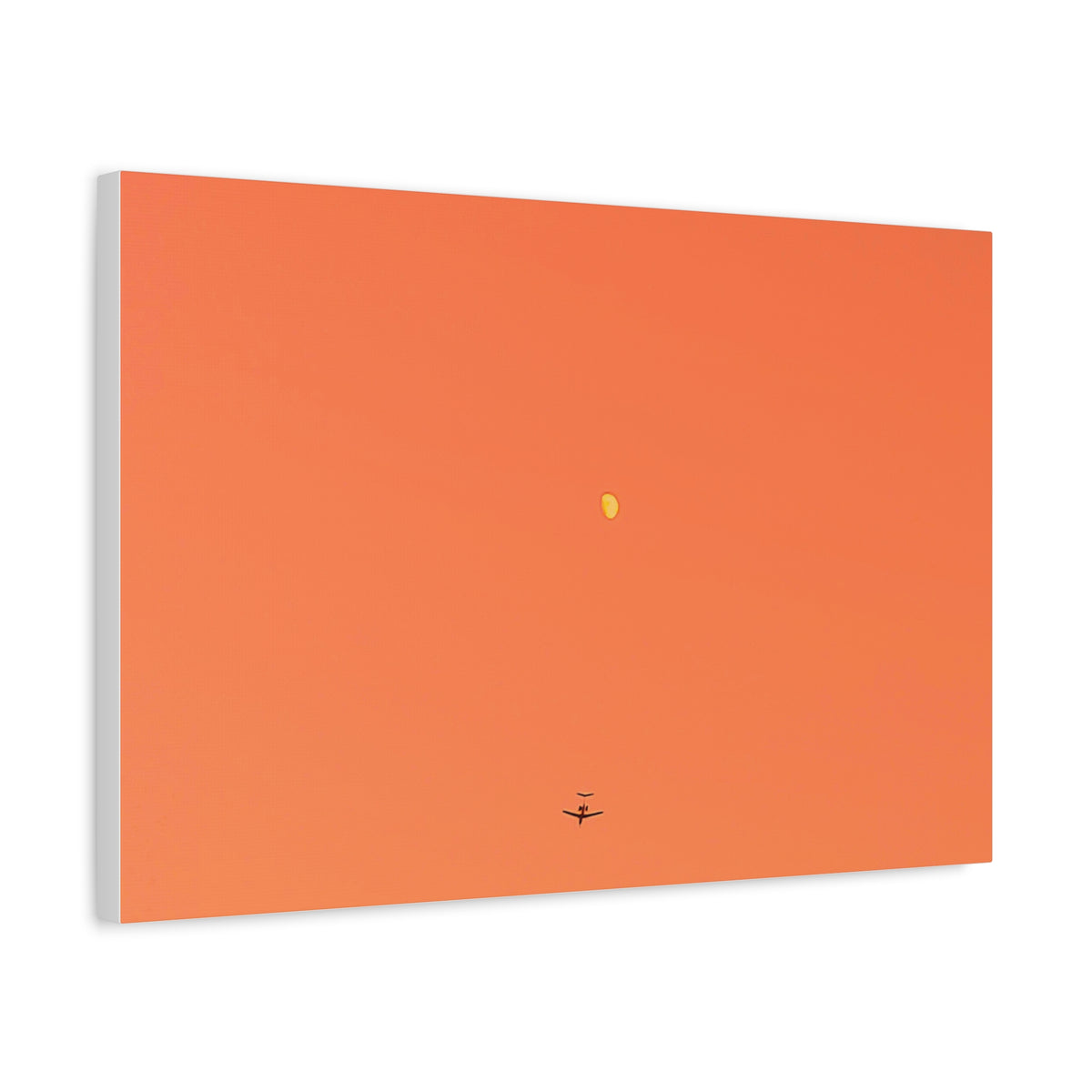 "To The Moon" (Orange) Canvas