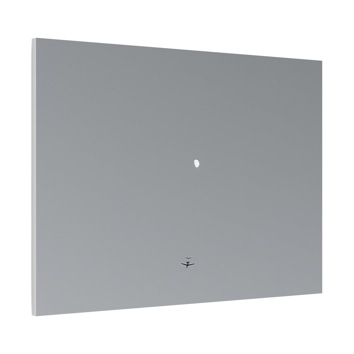 "To The Moon" (Gray) Canvas