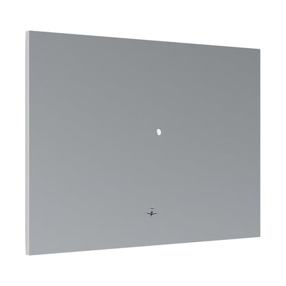 "To The Moon" (Gray) Canvas