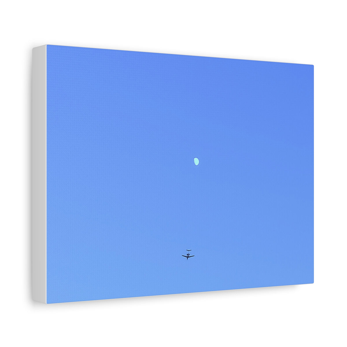 "To The Moon" (Blue) Canvas