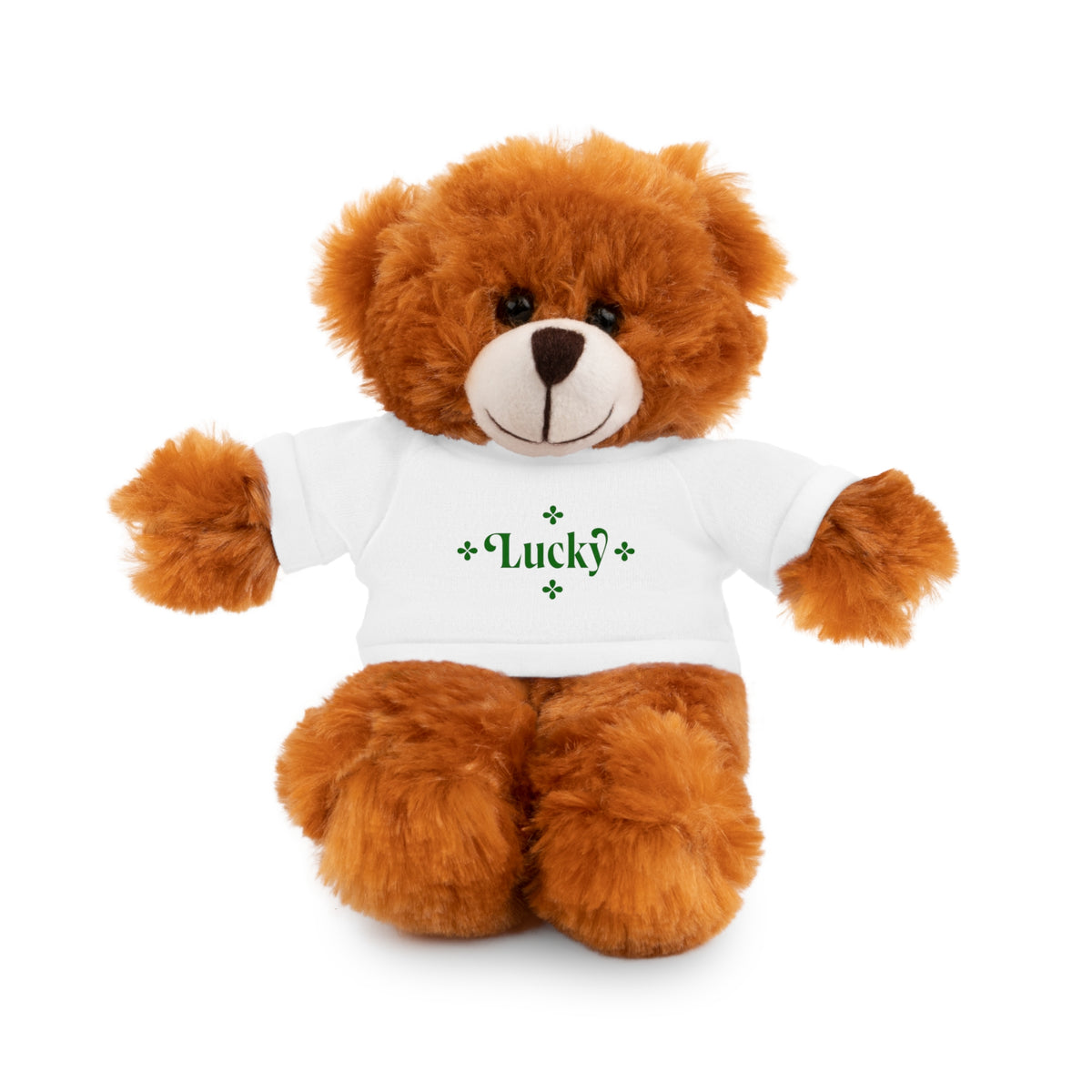 Lucky Tee Plush - Bear, Sheep, Bunny, Jaguar, Panda, or Lion