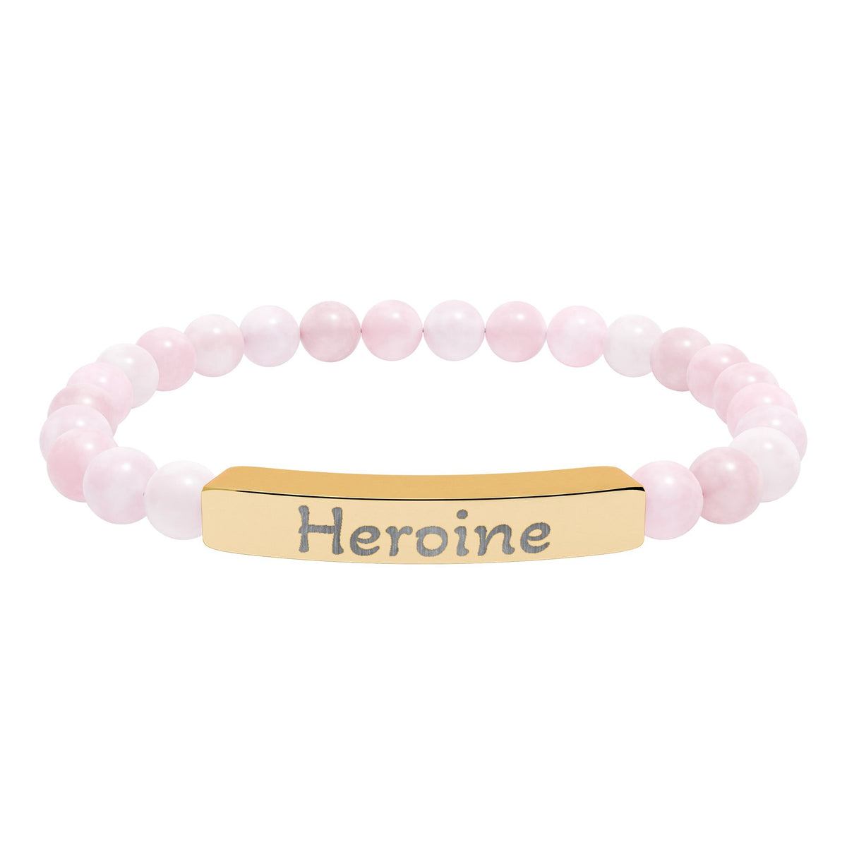 Engraved Stone Bracelet - 'Heroine'