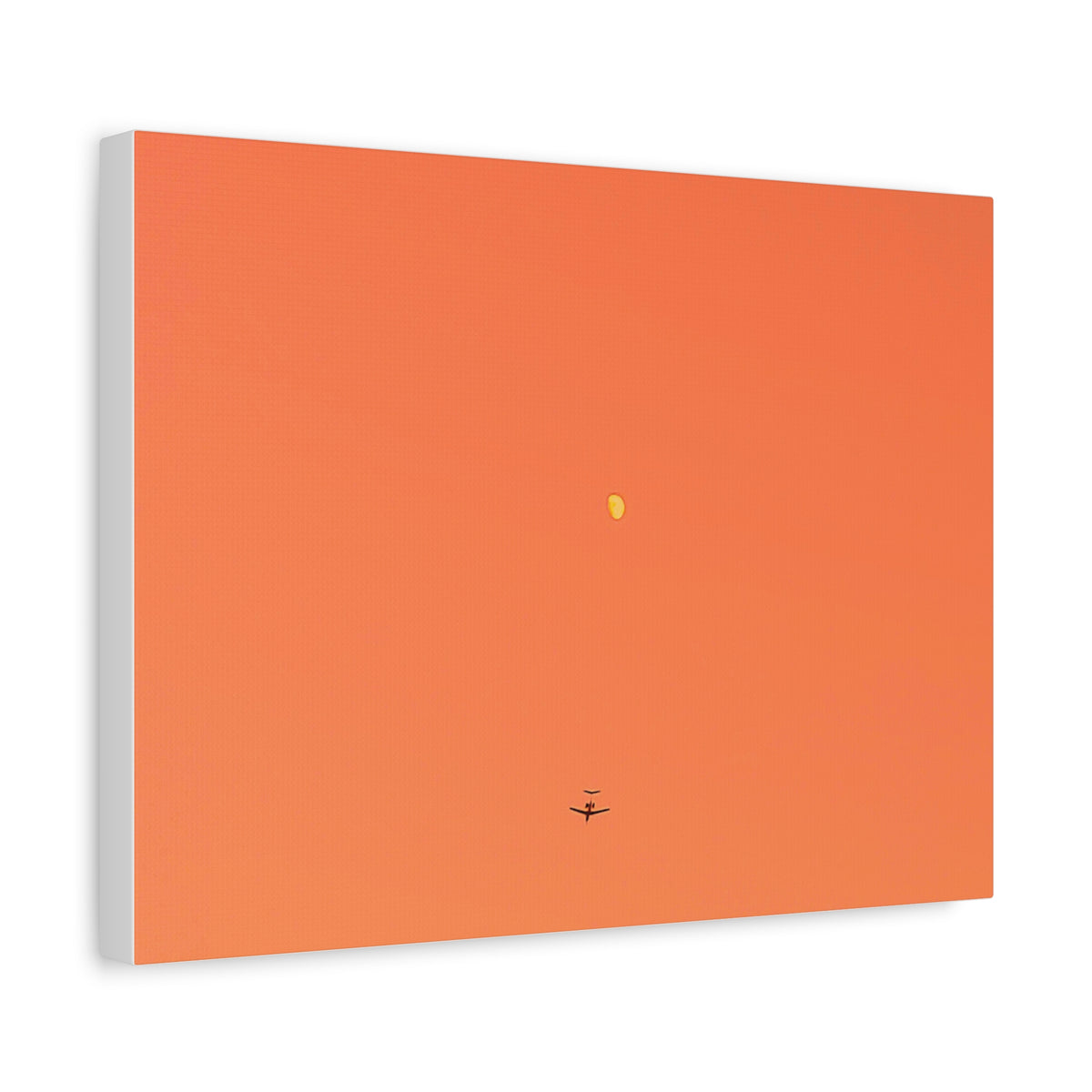 "To The Moon" (Orange) Canvas