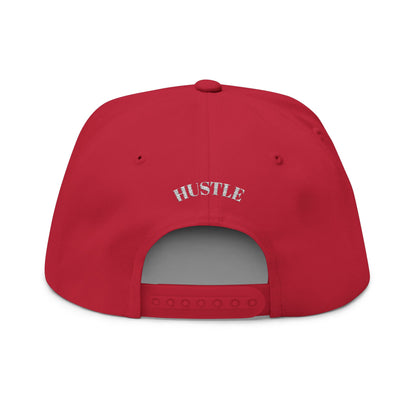 Hustle - Flat Bill Snapback Trucker Hat
