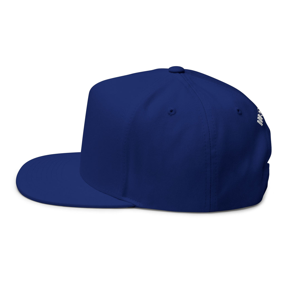 Hustle - Blank Front Flat Bill Snapback Trucker Hat