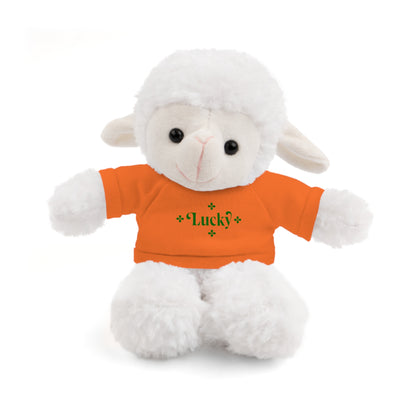 Lucky Tee Plush - Bear, Sheep, Bunny, Jaguar, Panda, or Lion