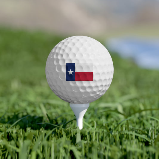Golf Balls - Texas Flag - 6-Pack
