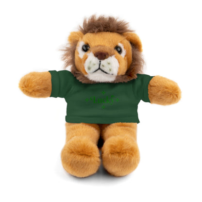 Lucky Tee Plush - Bear, Sheep, Bunny, Jaguar, Panda, or Lion