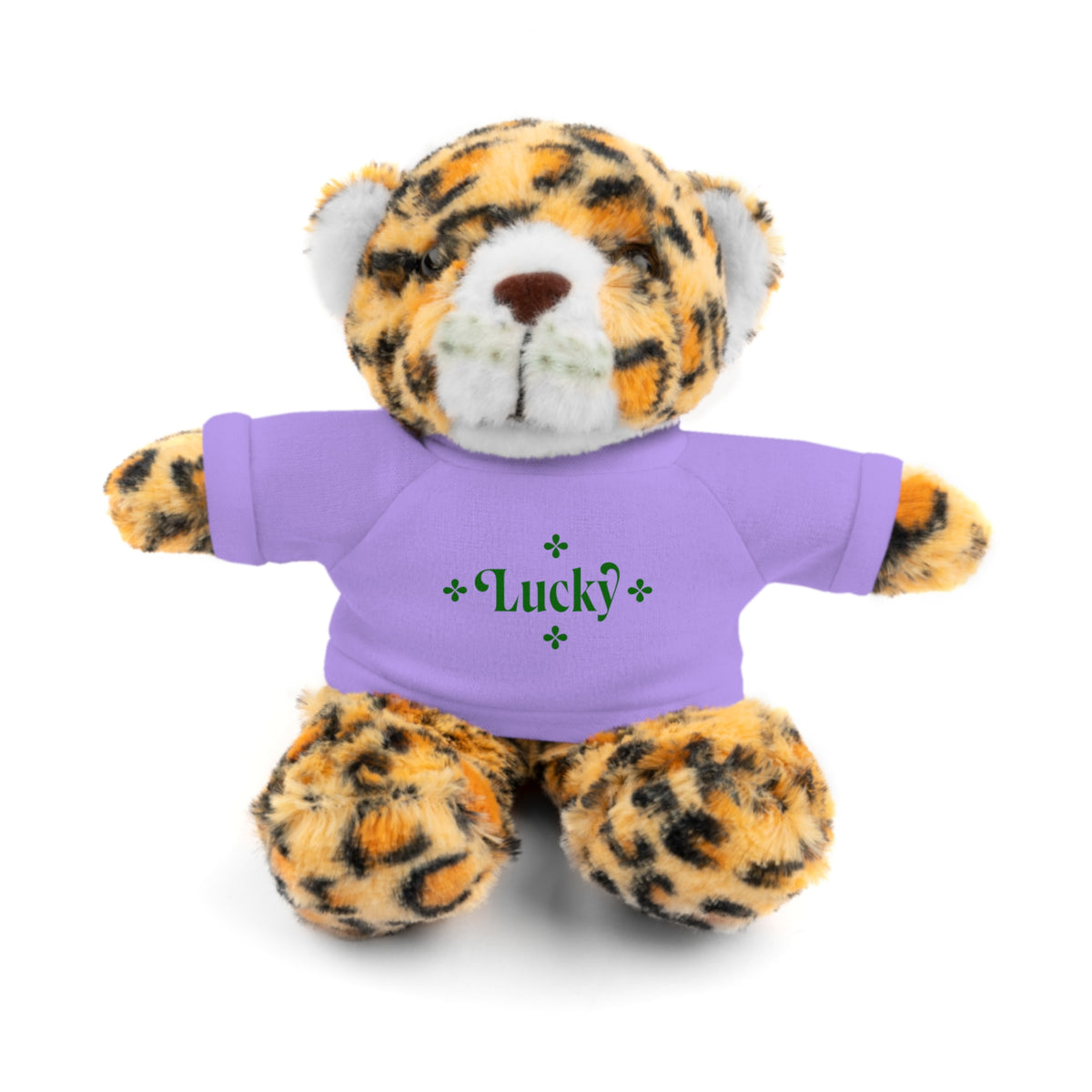 Lucky Tee Plush - Bear, Sheep, Bunny, Jaguar, Panda, or Lion