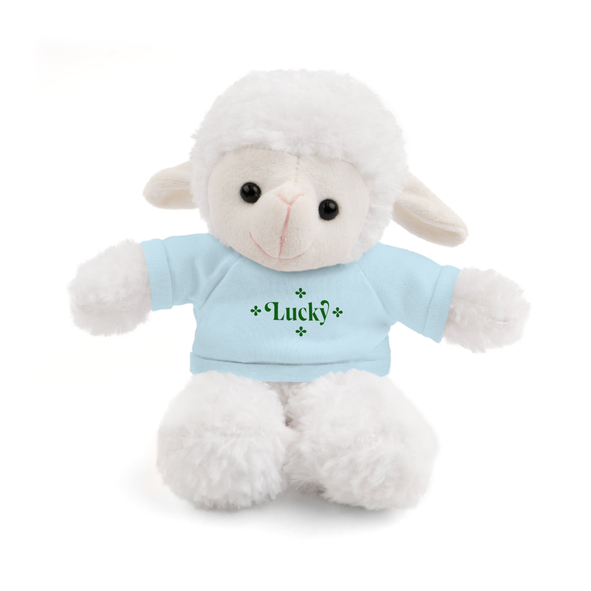 Lucky Tee Plush - Bear, Sheep, Bunny, Jaguar, Panda, or Lion