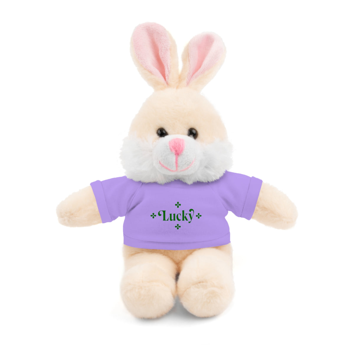 Lucky Tee Plush - Bear, Sheep, Bunny, Jaguar, Panda, or Lion