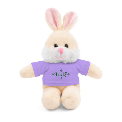 Lucky Tee Plush - Bear, Sheep, Bunny, Jaguar, Panda, or Lion