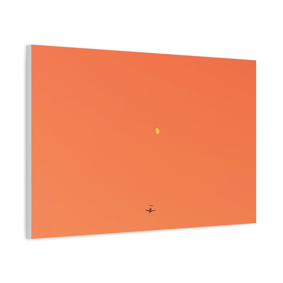 "To The Moon" (Orange) Canvas