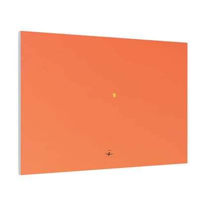 "To The Moon" (Orange) Canvas