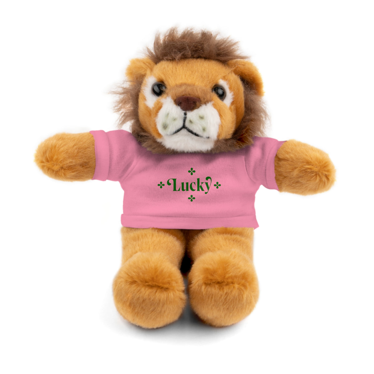 Lucky Tee Plush - Bear, Sheep, Bunny, Jaguar, Panda, or Lion
