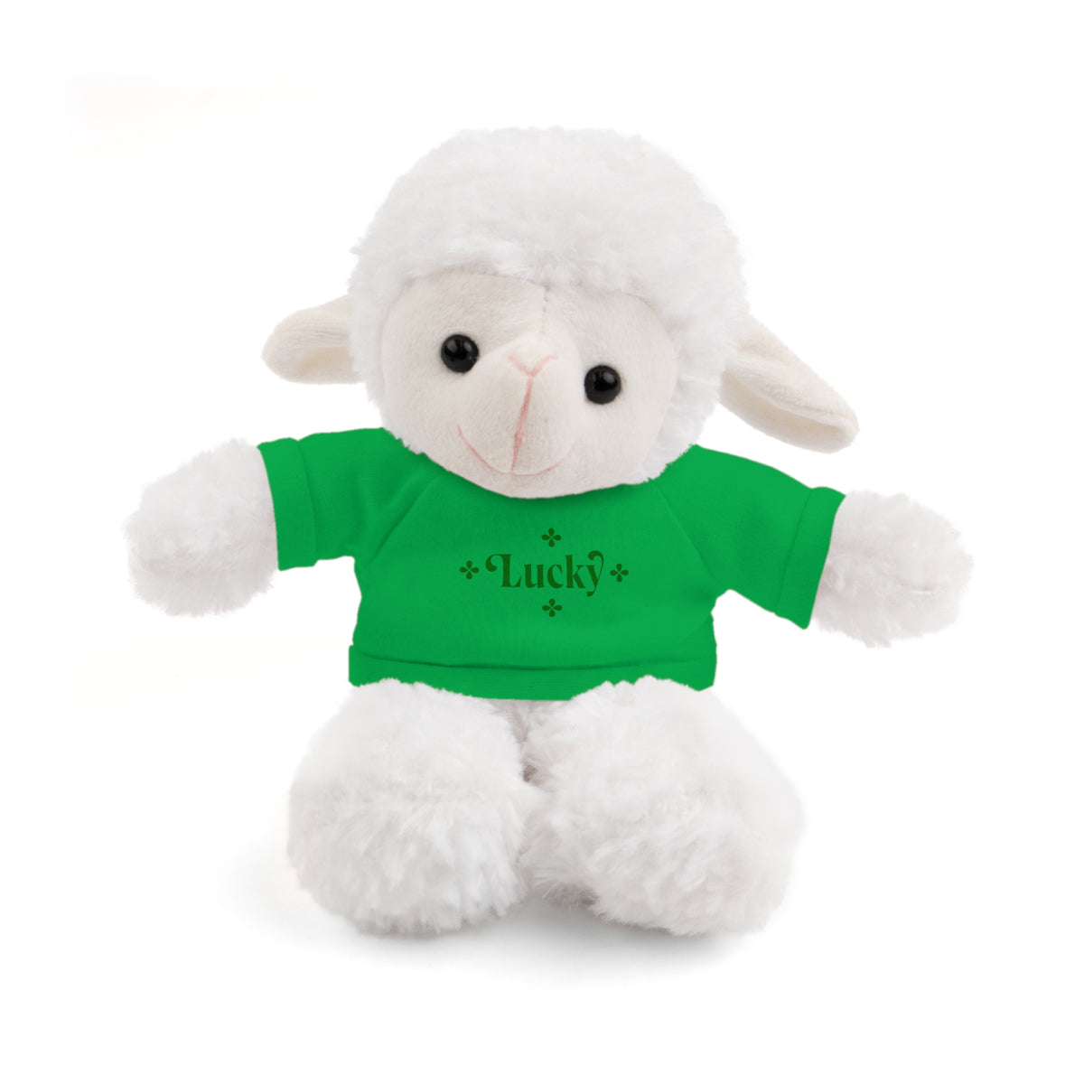Lucky Tee Plush - Bear, Sheep, Bunny, Jaguar, Panda, or Lion