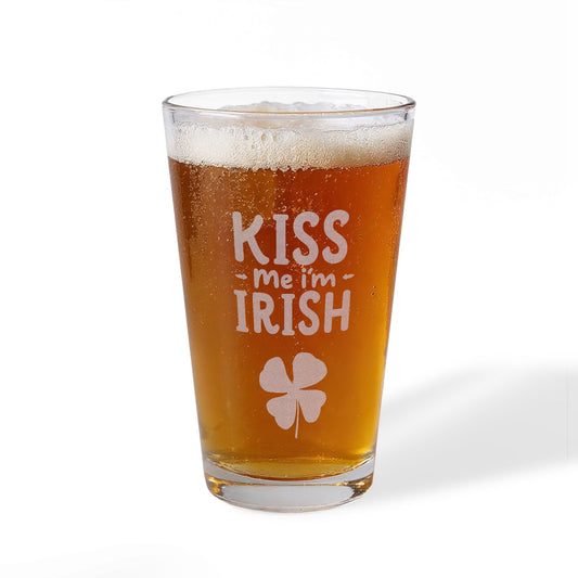 Pint Glass – Kiss Me I'm Irish 4