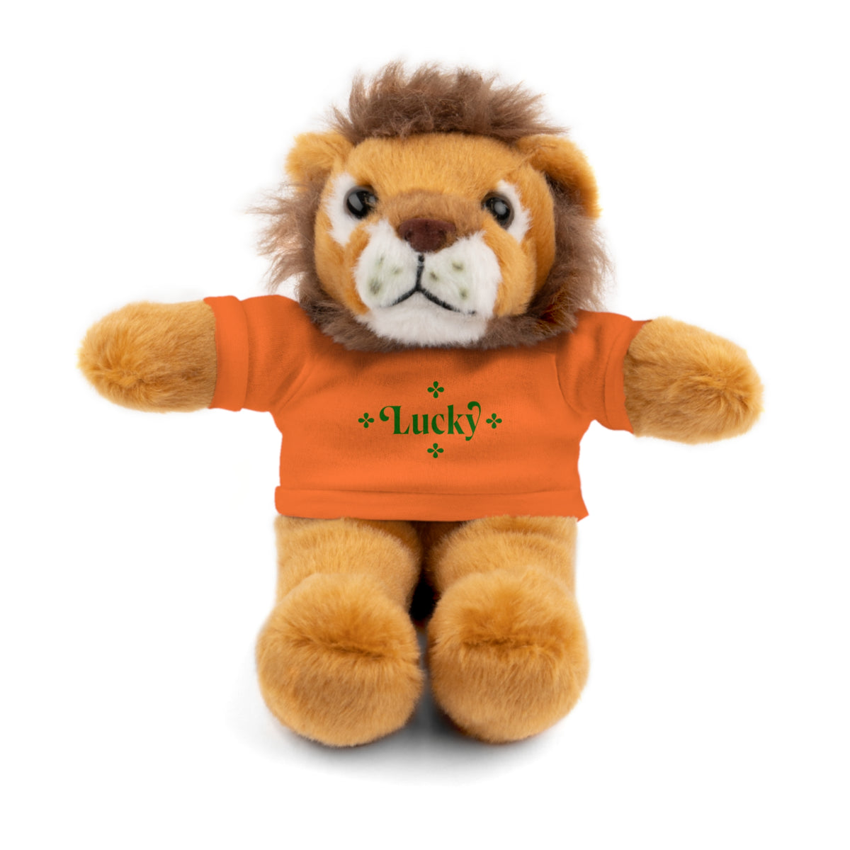 Lucky Tee Plush - Bear, Sheep, Bunny, Jaguar, Panda, or Lion