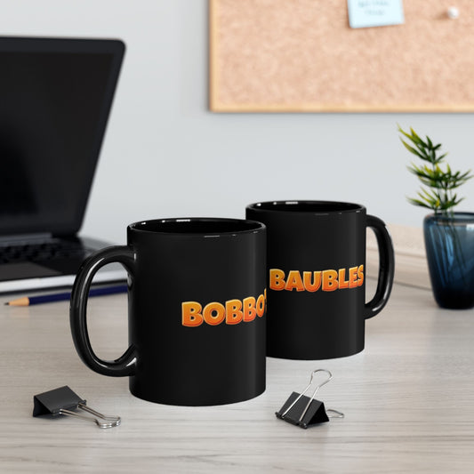 Baubles Big Logo Mug - Black