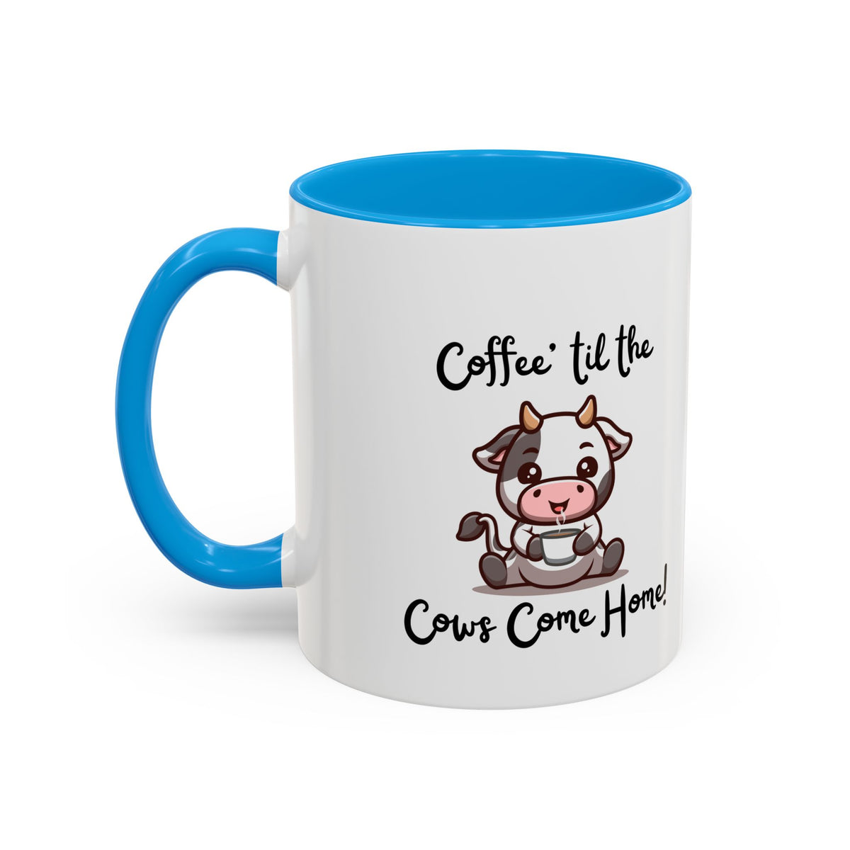 Coffee Mug (11oz & 15oz) - Coffee Cow - Assorted Colors