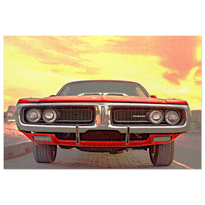 Classic Muscle Car Jigsaw Puzzle with Tin - 1,000-Pieces