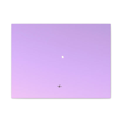 "To The Moon" (Purple) Canvas