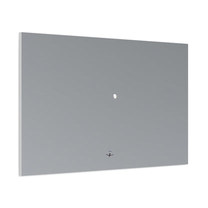 "To The Moon" (Gray) Canvas