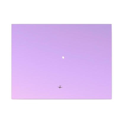 "To The Moon" (Purple) Canvas