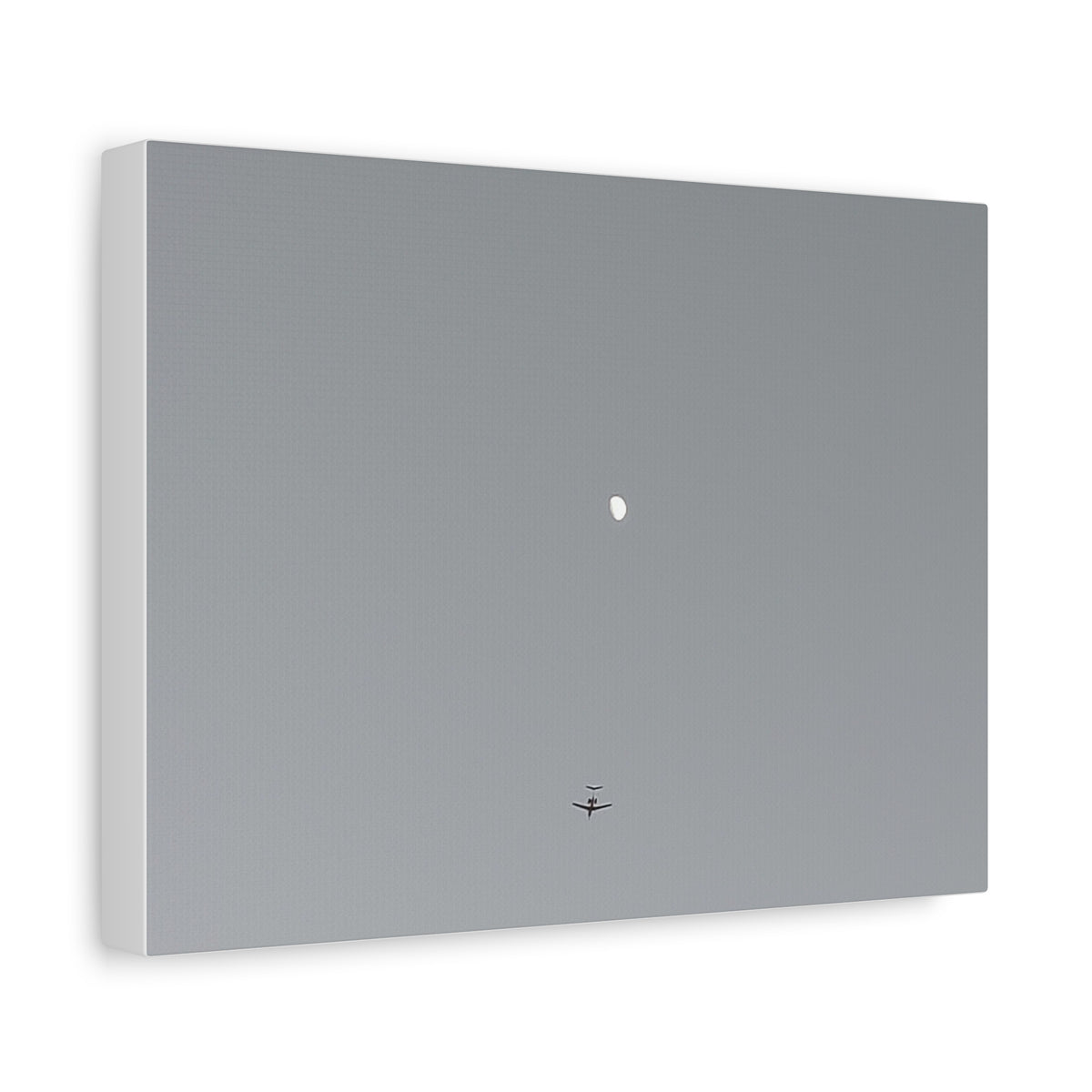 "To The Moon" (Gray) Canvas