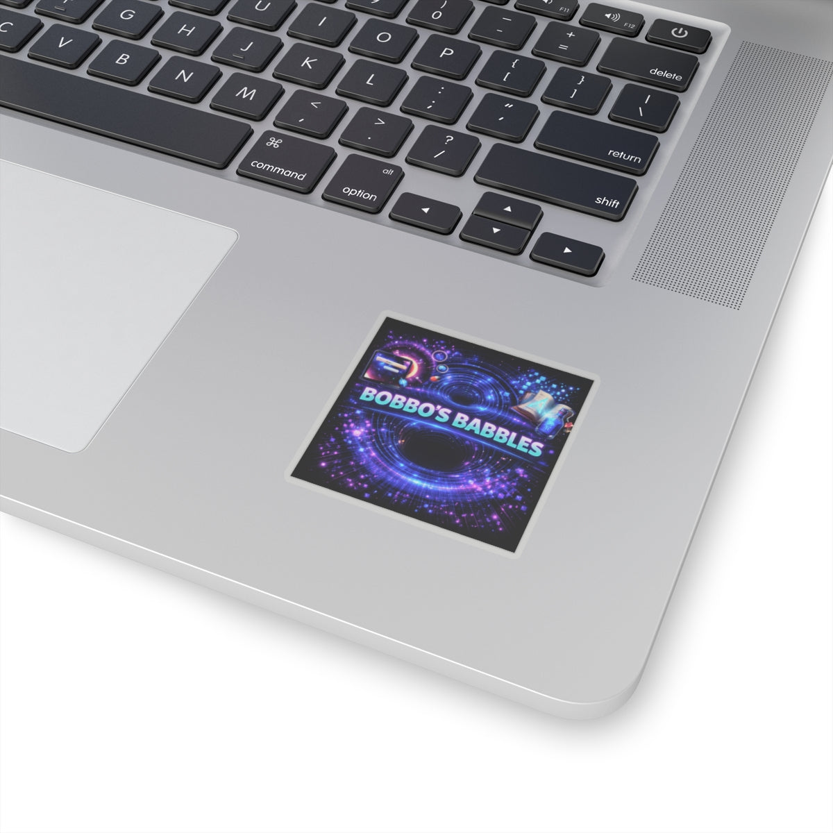 'Bobbo’s Babbles' Matrix Logo Sticker