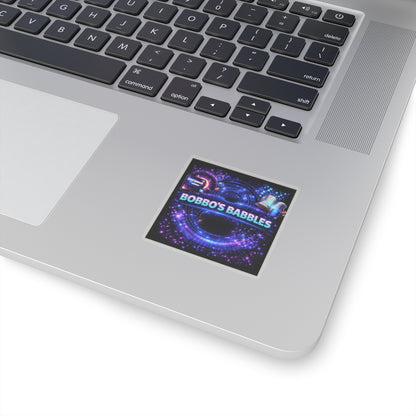 'Bobbo’s Babbles' Matrix Logo Sticker