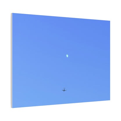 "To The Moon" (Blue) Canvas