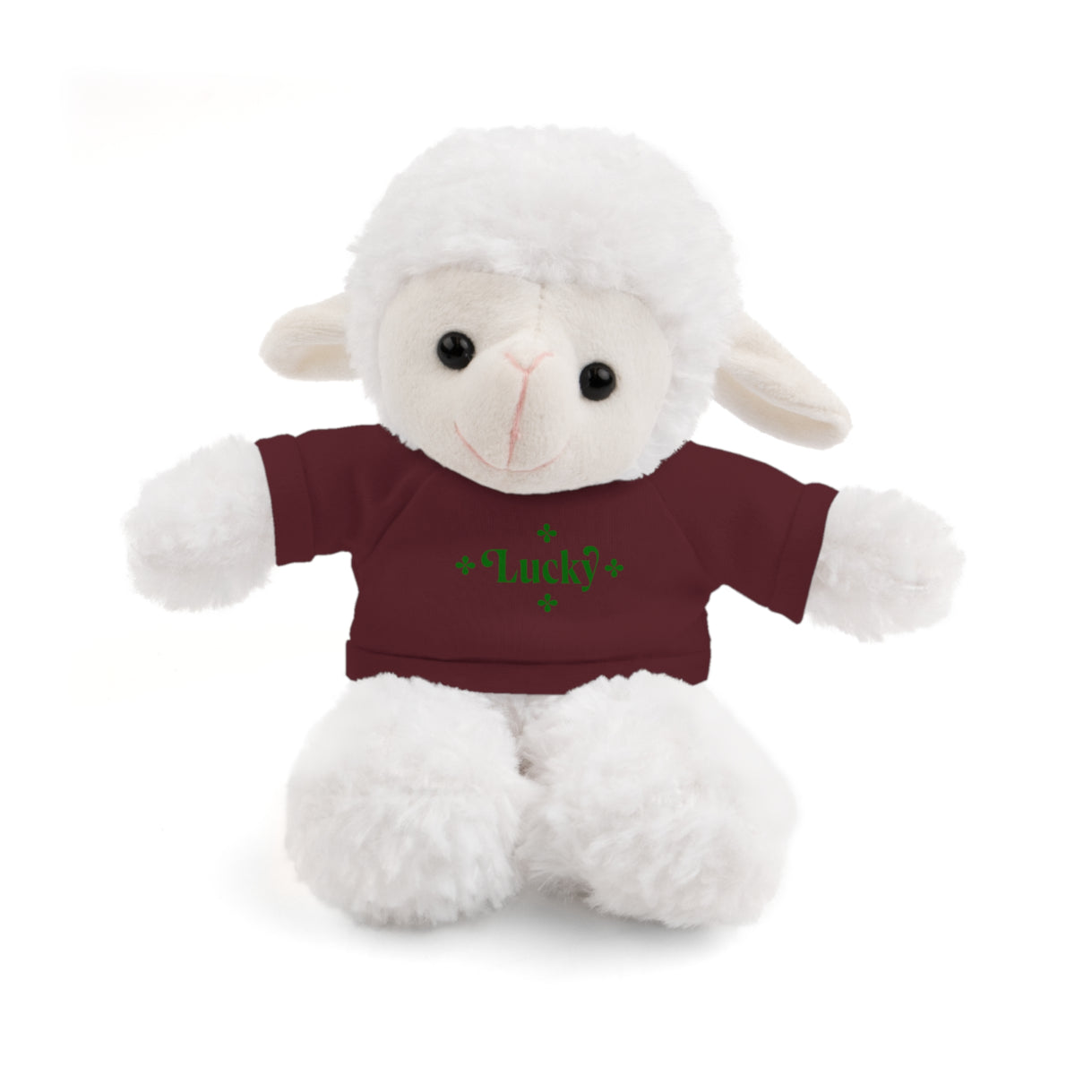 Lucky Tee Plush - Bear, Sheep, Bunny, Jaguar, Panda, or Lion