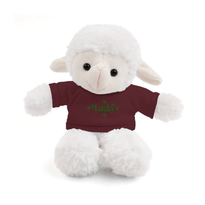 Lucky Tee Plush - Bear, Sheep, Bunny, Jaguar, Panda, or Lion