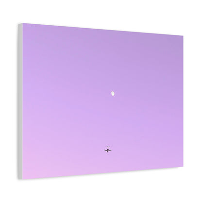 "To The Moon" (Purple) Canvas