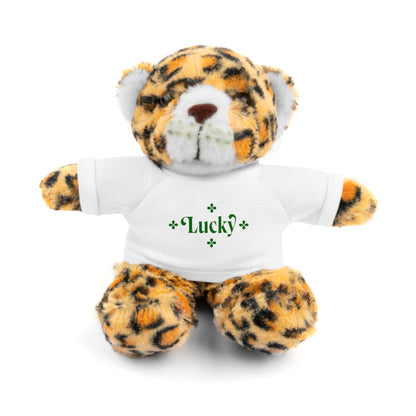 Lucky Tee Plush - Bear, Sheep, Bunny, Jaguar, Panda, or Lion