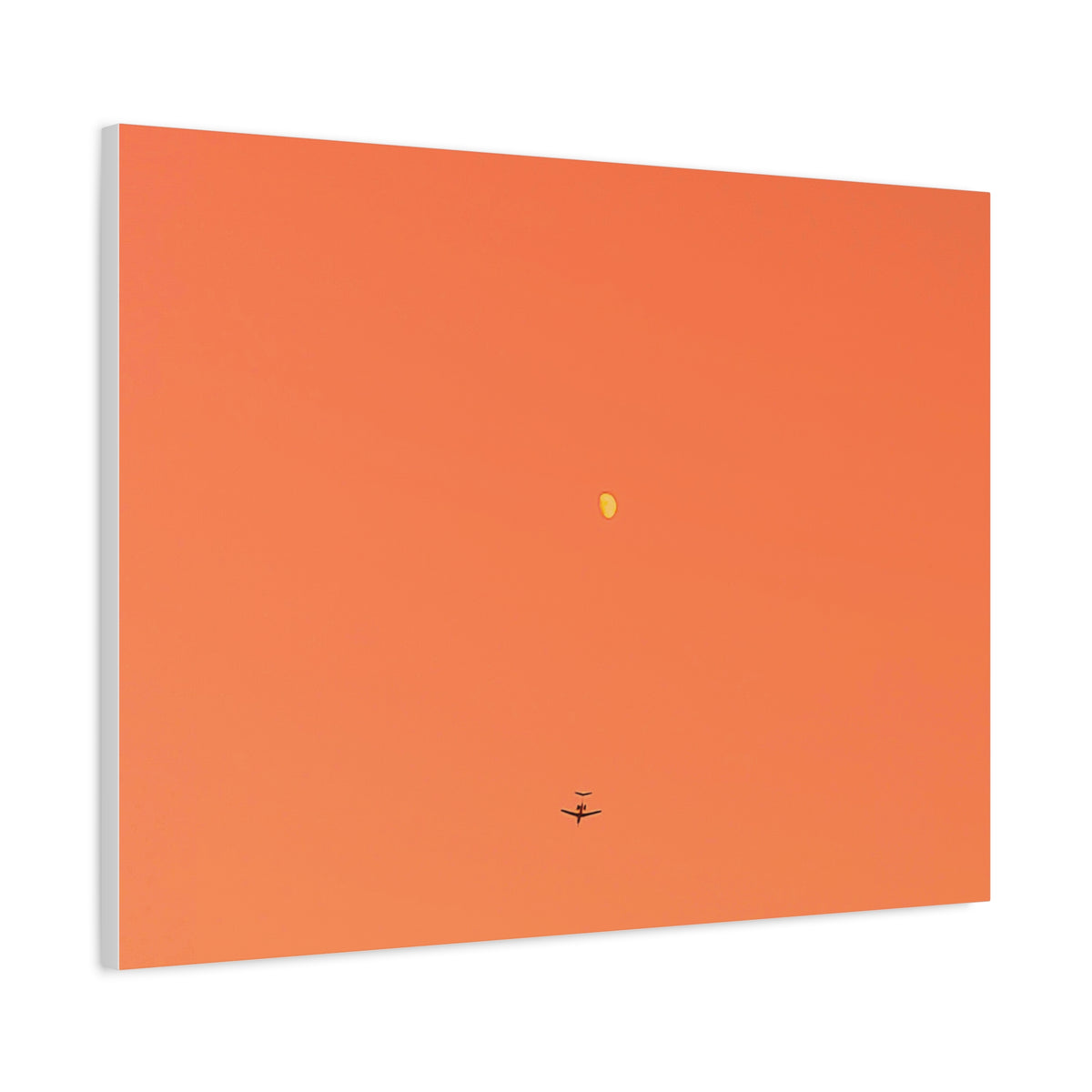 "To The Moon" (Orange) Canvas