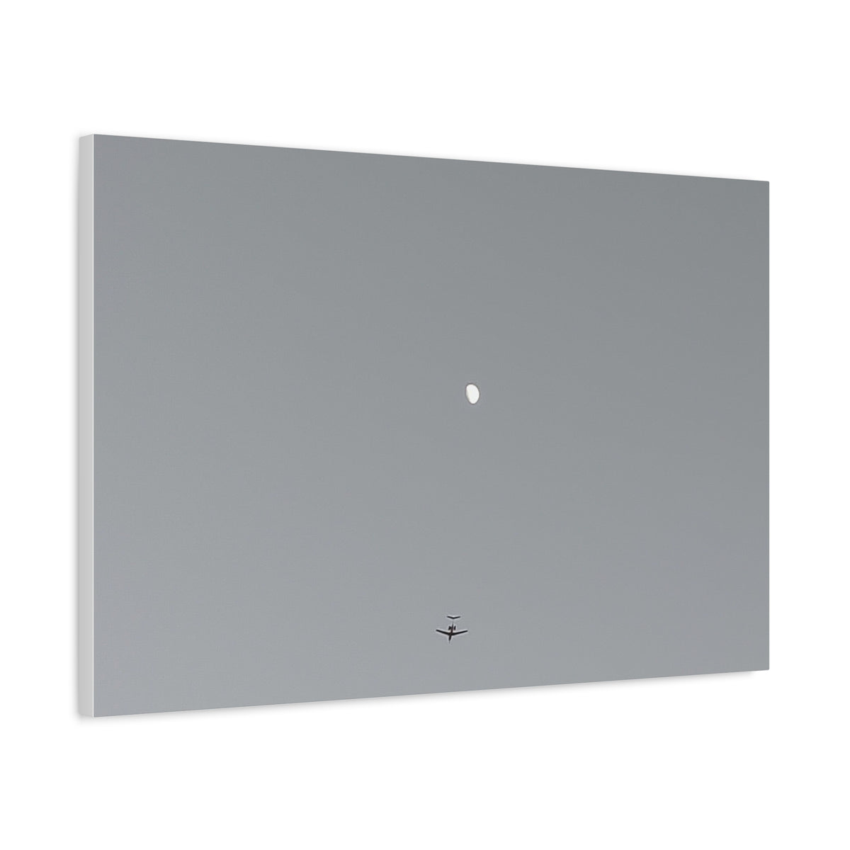"To The Moon" (Gray) Canvas