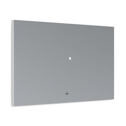 "To The Moon" (Gray) Canvas