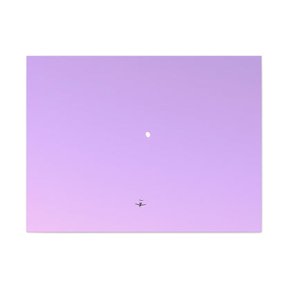 "To The Moon" (Purple) Canvas