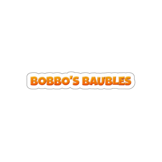 Baubles Sticker - Orange