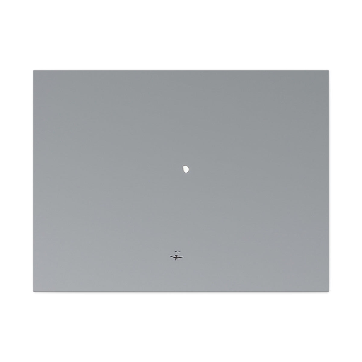 "To The Moon" (Gray) Canvas