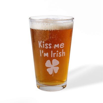 Pint Glass – Kiss Me I'm Irish 3
