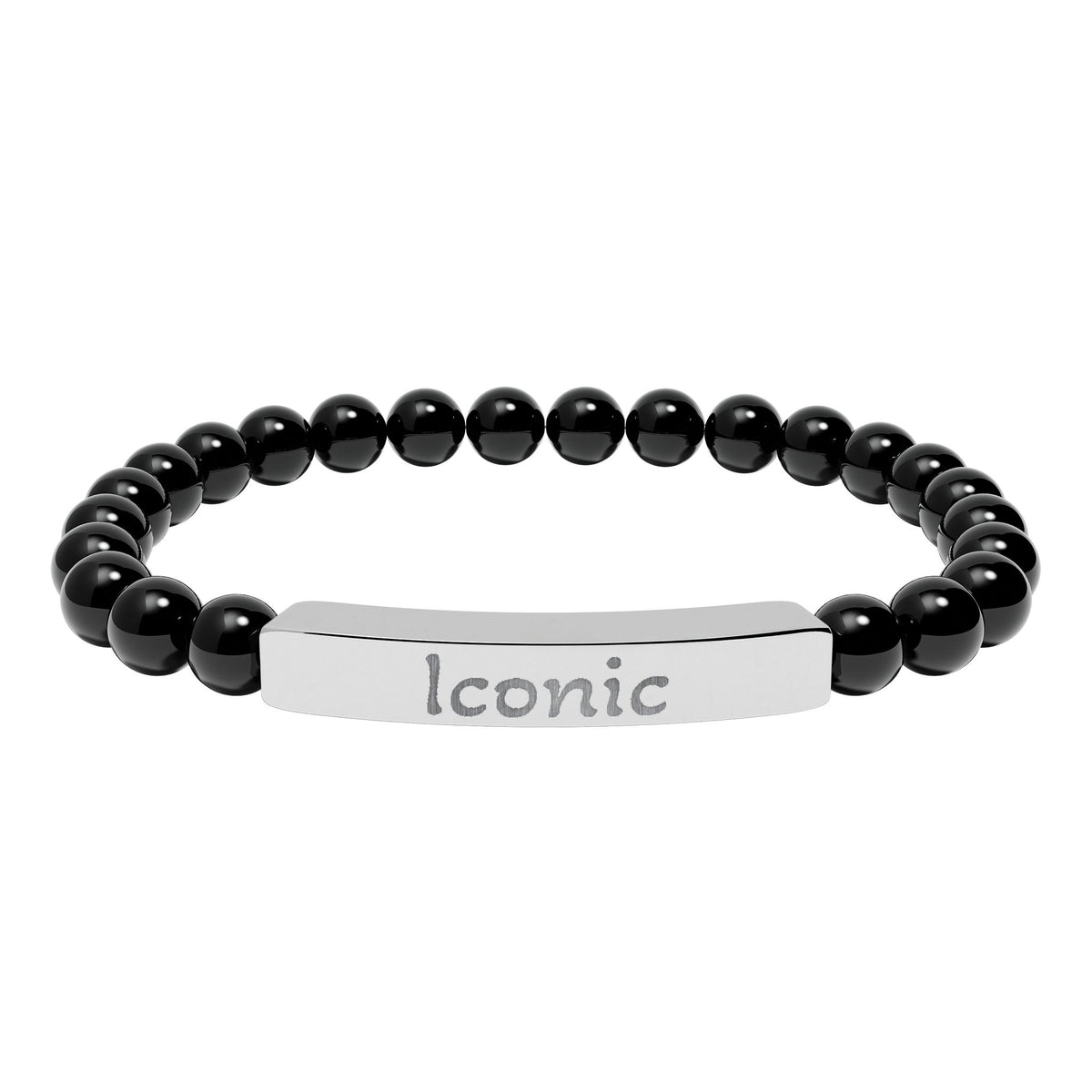 Engraved Stone Bracelet - 'Iconic'