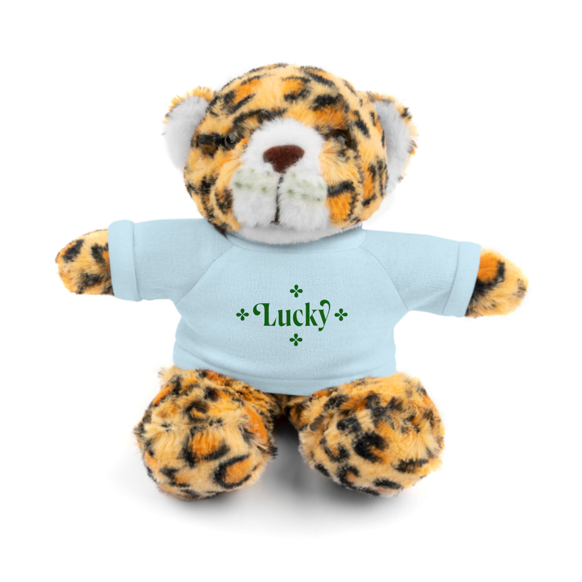 Lucky Tee Plush - Bear, Sheep, Bunny, Jaguar, Panda, or Lion