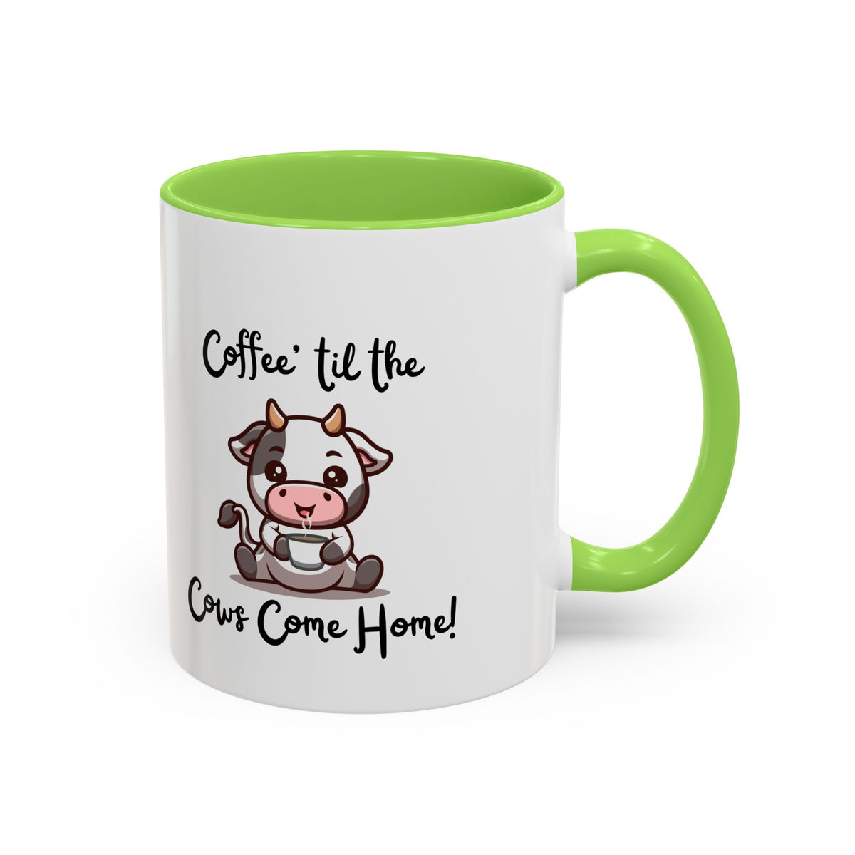Coffee Mug (11oz & 15oz) - Coffee Cow - Assorted Colors