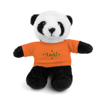 Lucky Tee Plush - Bear, Sheep, Bunny, Jaguar, Panda, or Lion