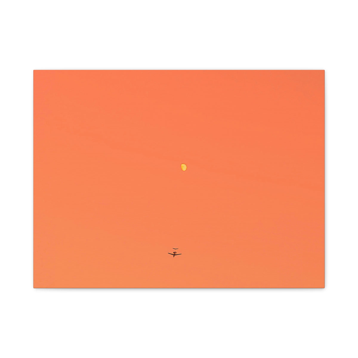 "To The Moon" (Orange) Canvas